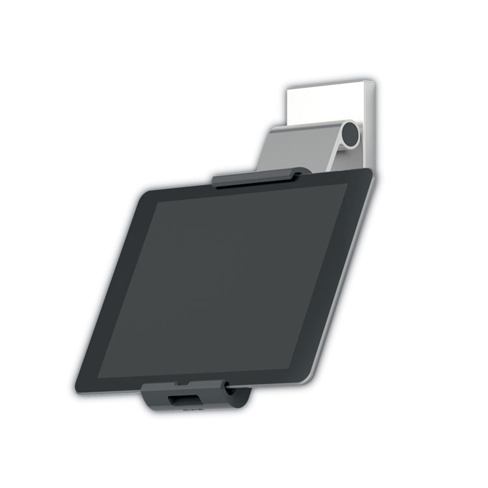 DURABLE OFFICE PRODUCTS CORP. 893523 Mountable Tablet Holder, Silver/Charcoal Gray