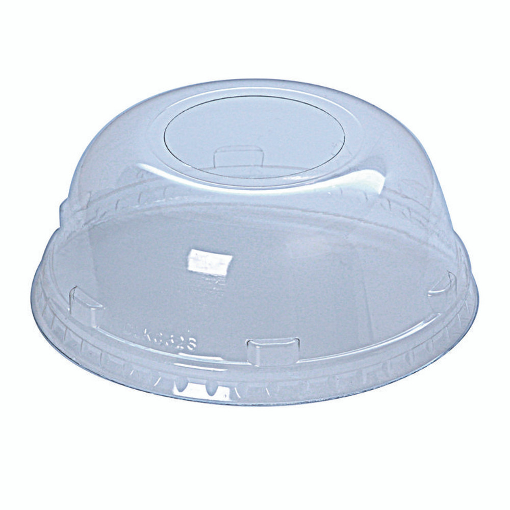 FABRI-KAL DLKC32S Kal-Clear/Nexclear Drink Cup Lids, Squat Dome Lid with 1.75" Hole, Fits 32 oz Cold Cups, Plastic, Clear, 500/Carton