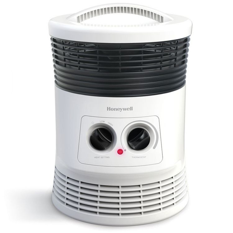 HONEYWELL ENVIRONMENTAL HHF360W Surround Fan Forced Heater, 1,500 W, 8.1 x 11.2 x 7.9, White