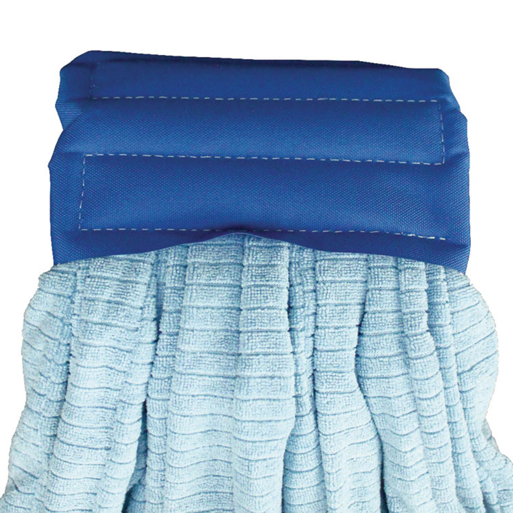 IMPACT PRODUCTS, LLC LF0003 Microfiber Tube Wet Mops, Large, 5" Headband, Blue, 12/Carton
