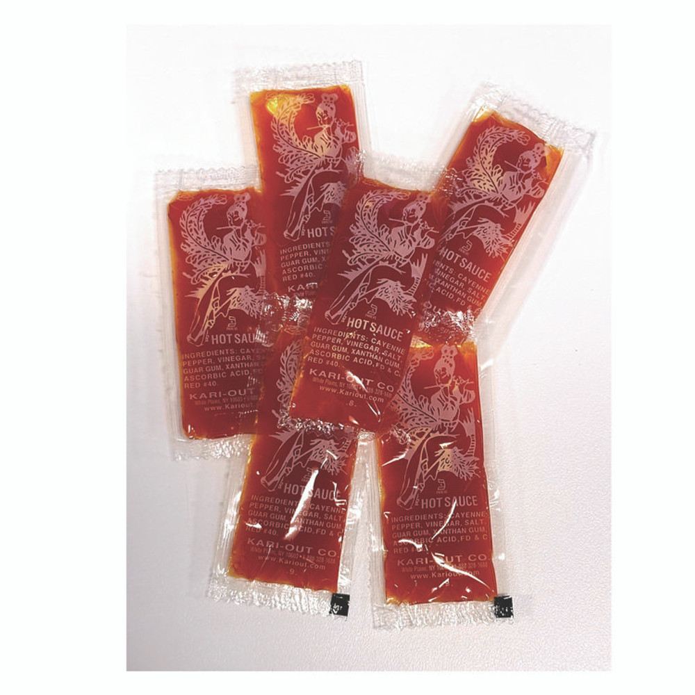 KARI-OUT COMPANY 2500050 Spicy Sauce, 9 g Packet, 450/Carton