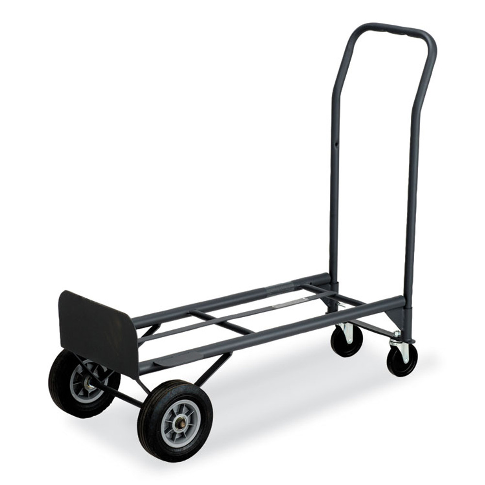 SAFCO PRODUCTS 4070 Tuff Truck Convertible Hand Truck, 400 lb to 500 lb Capacity, 14.5 x 45.6, Black