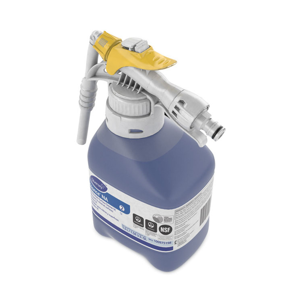 DIVERSEY 100975198 Glance NA Glass and Multi-Surface Cleaner, 1.5 L, 2/Carton