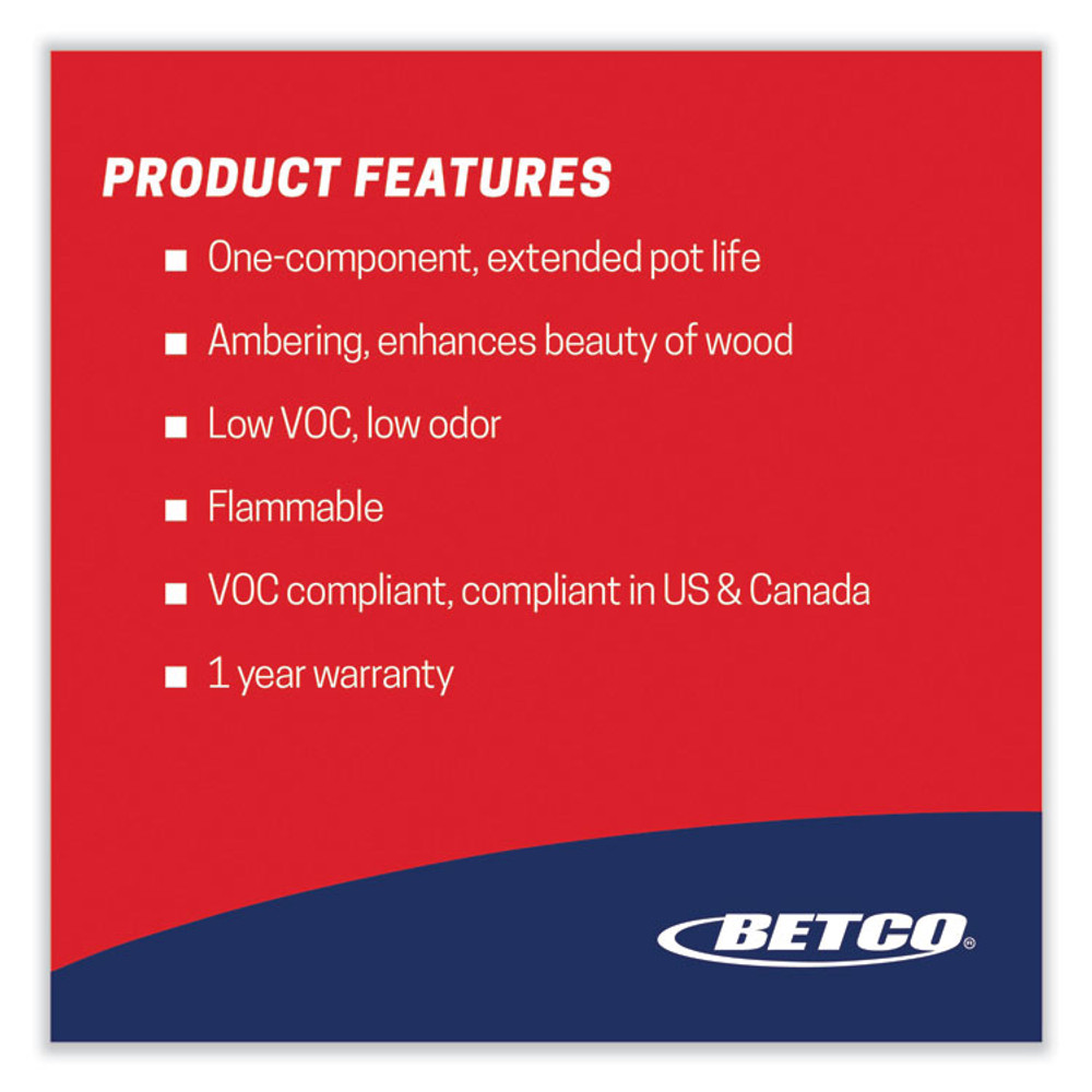 BETCO CORPORATION B06750512 Emulsion Pro+ Floor Finish and Sealer, 5 gal Pail