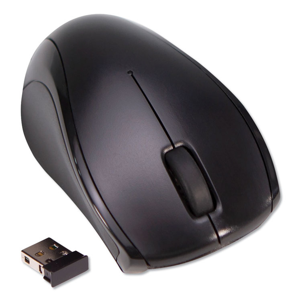 INNOVERA 62210 Compact Mouse, 2.4 GHz Frequency/26 ft Wireless Range, Left/Right Hand Use, Black