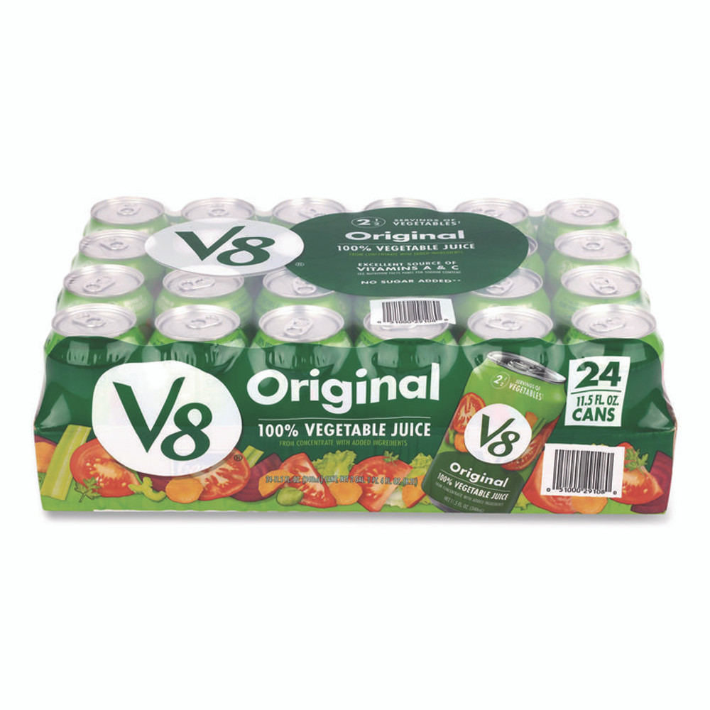CAMPBELL'S V-8® 90000092 Vegetable Juice, 11.5 oz Can, 24/Carton