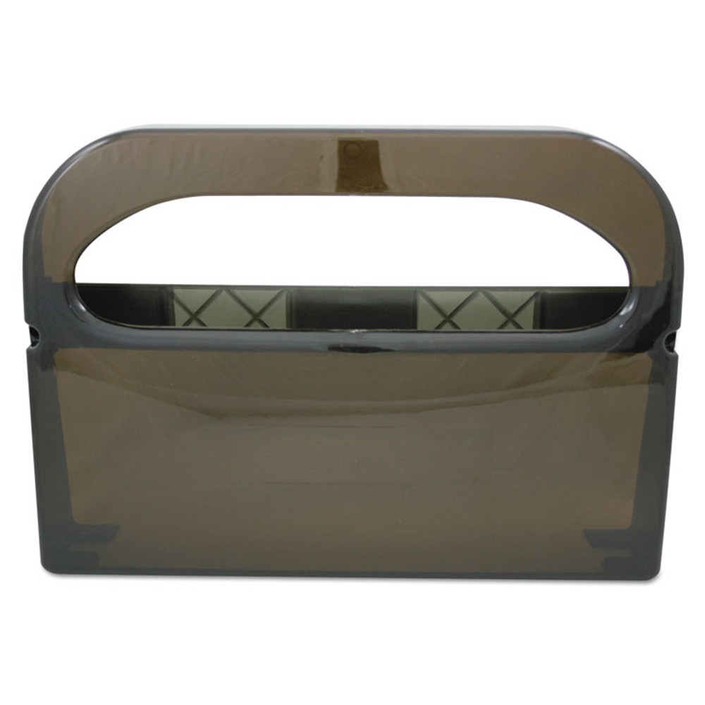 HOSPECO HG-1-2 SMO Health Gards Toilet Seat Cover Dispenser, Half-Fold, 16 x 3.25 x 11.5, Smoke