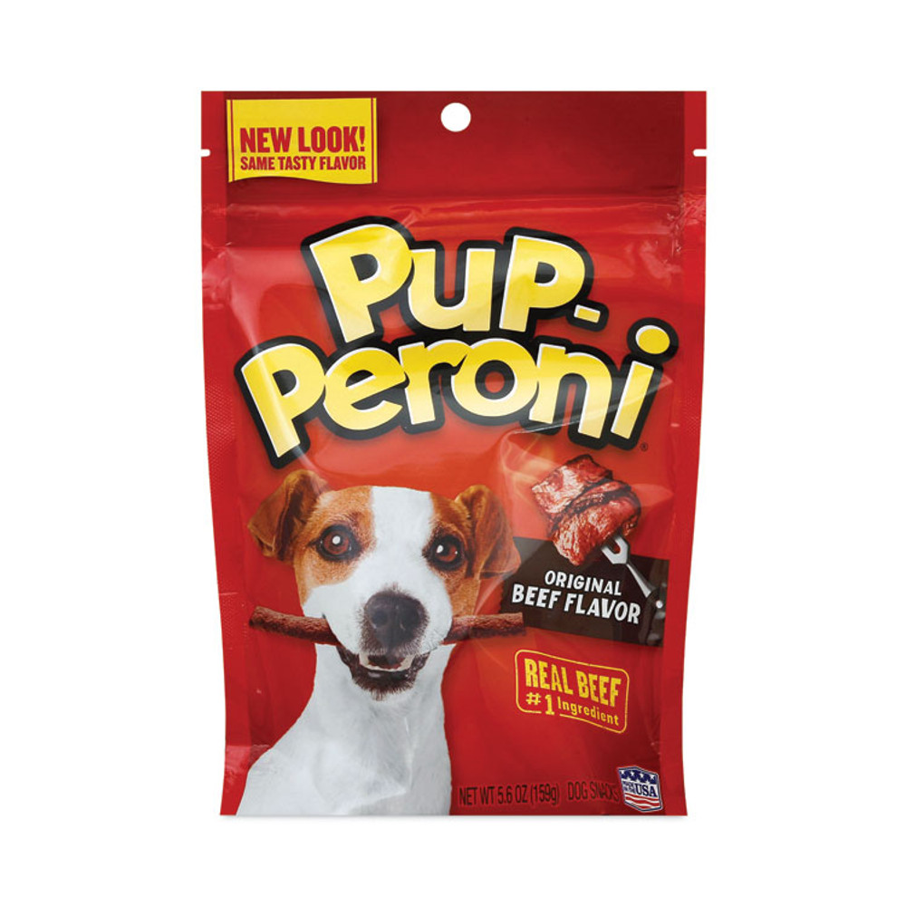 BIG HEART PET INC Pup-Peroni® SMU51021CS Original Beef Flavor Dog Snack Sticks, 8 oz Pouch, 8/Carton