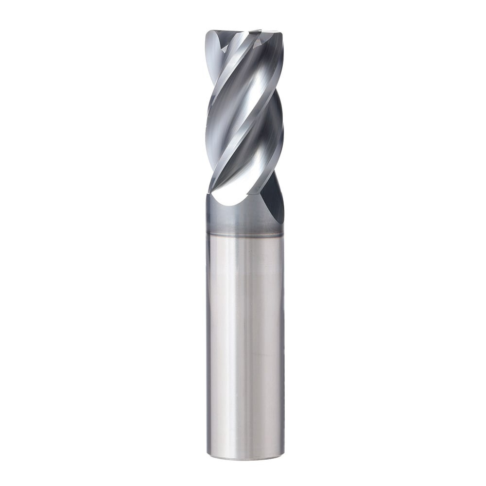 Supermill XPV750L Square End Mill: 3/4'' Dia, 2-1/4'' LOC, 3/4'' Shank Dia, 5'' OAL, 4 Flutes, Solid Carbide