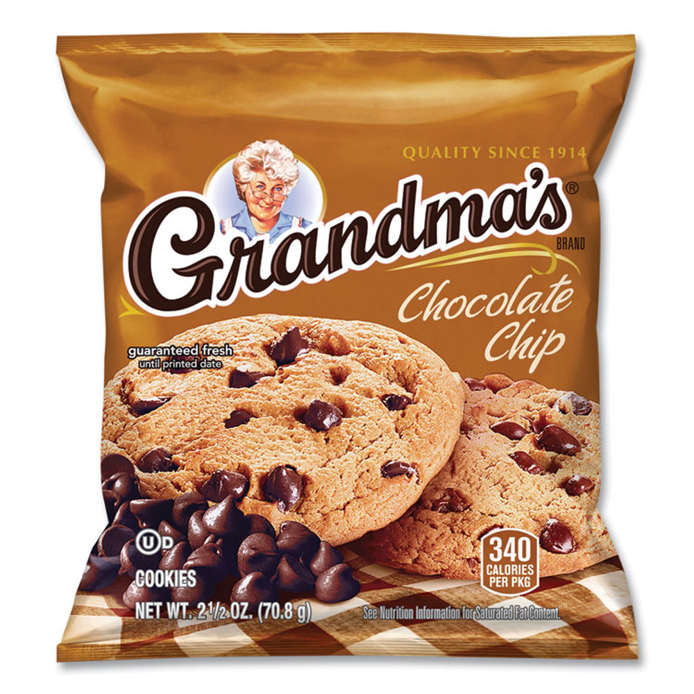 FRITO-LAY, INC. Grandma's® 73977 Cookies Variety Tray, Assorted Flavors, (6) 3.25 oz, (26) 2.5 oz, 32 Bags/Carton