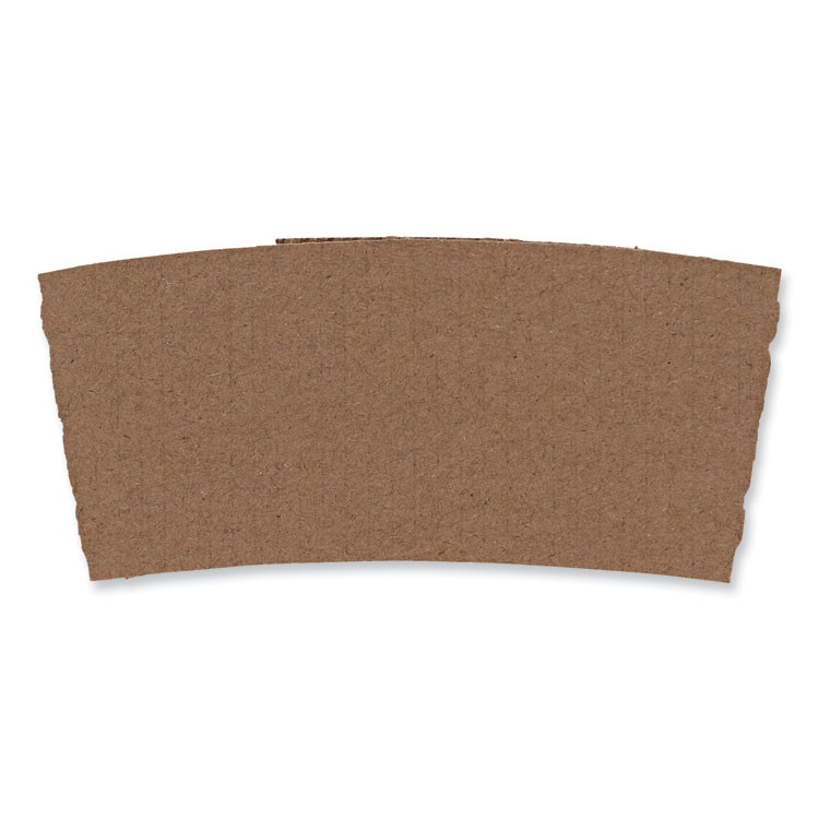 BOARDWALK 1020SLEEVE Cup Sleeves, Fits 10 oz to 20 oz Hot Cups, Kraft, 1,200/Carton