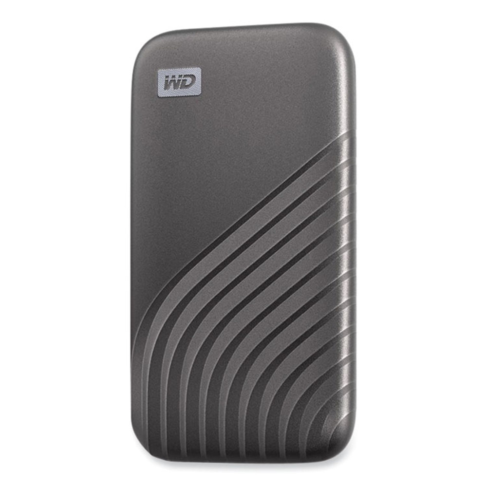 WESTERN DIGITAL TECH. WD AGF5000AGY MY PASSPORT External Solid State Drive, 500 GB, USB 3.2, Gray