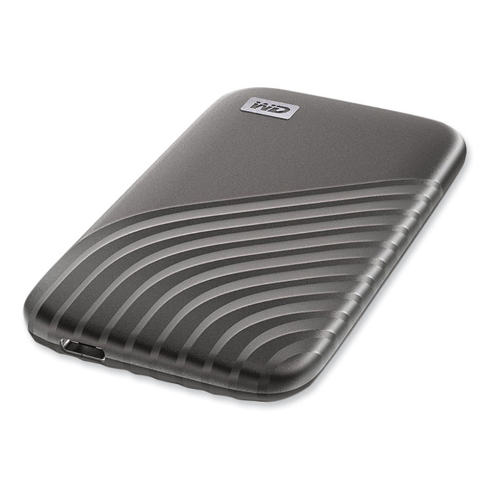 WESTERN DIGITAL TECH. WD AGF5000AGY MY PASSPORT External Solid State Drive, 500 GB, USB 3.2, Gray