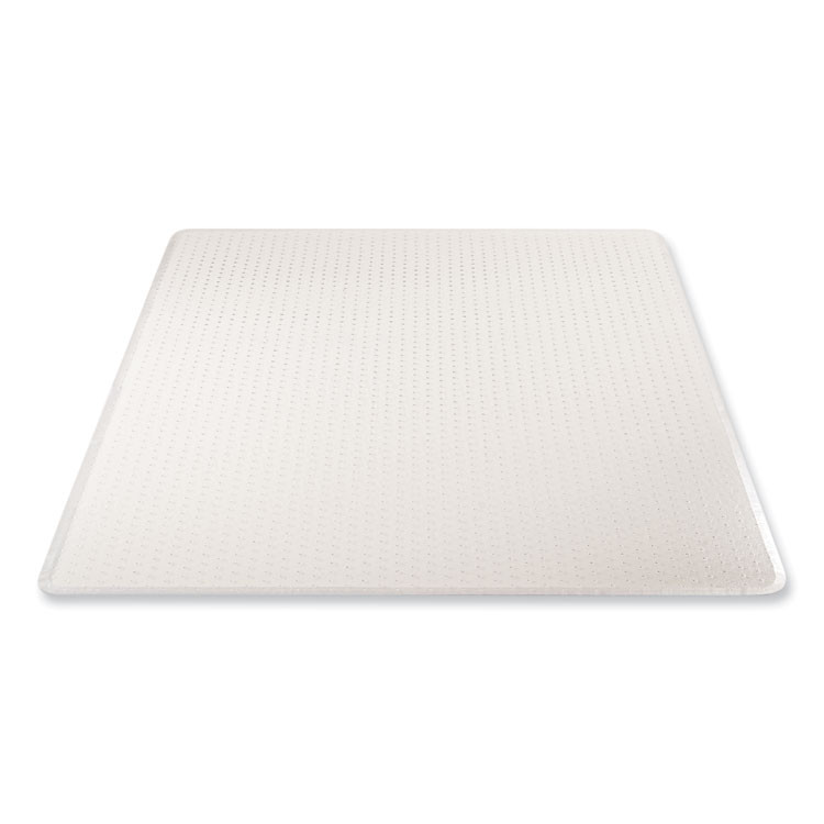 DEFLECTO CORPORATION CM17443F ExecuMat Intensive All Day Use Chair Mat for Extra-High/Plush Pile Carpet, Rectangular, Beveled Edges, 46" x 60", Clear