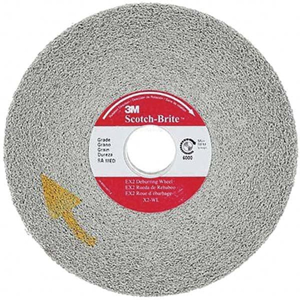 3M 7010366259 Deburring Wheel:  Density 8, Silicon Carbide