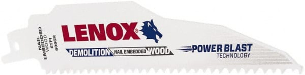 Lenox 205126066R Reciprocating Saw Blade: Bi-Metal