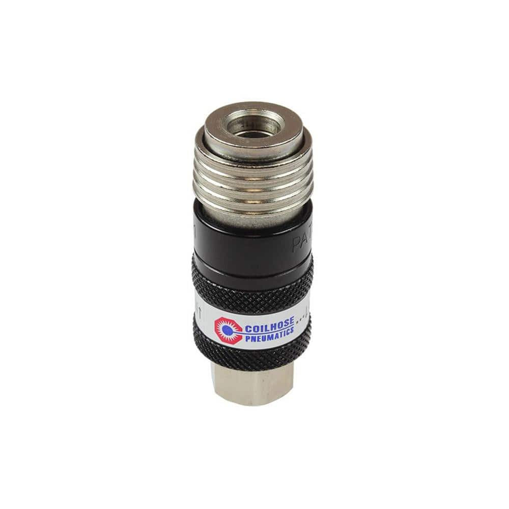 Coilhose Pneumatics 151USE Pneumatic Hose Coupling: 3/8" Thread, 1/4" Body Dia, Universal Interchange