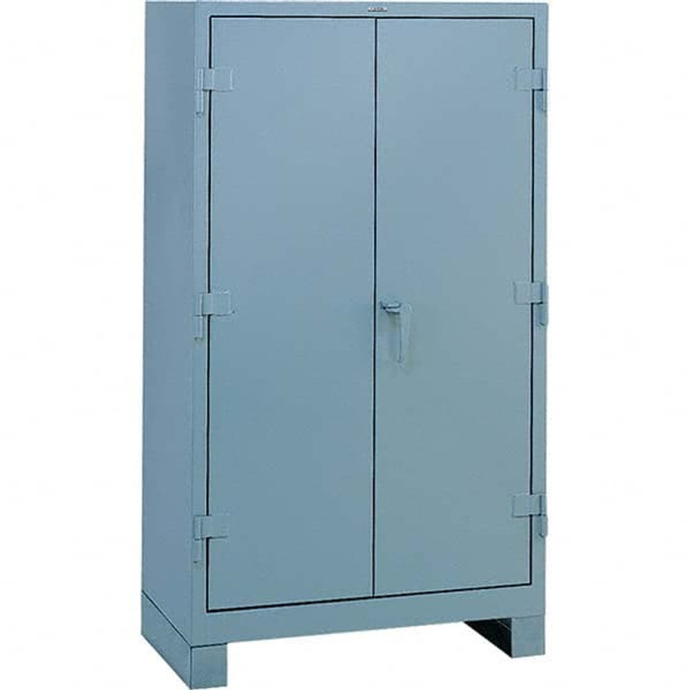 Lyon DD1122 Bin & Welded Steel Storage Cabinet: 36" Wide, 21" Deep, 82" High