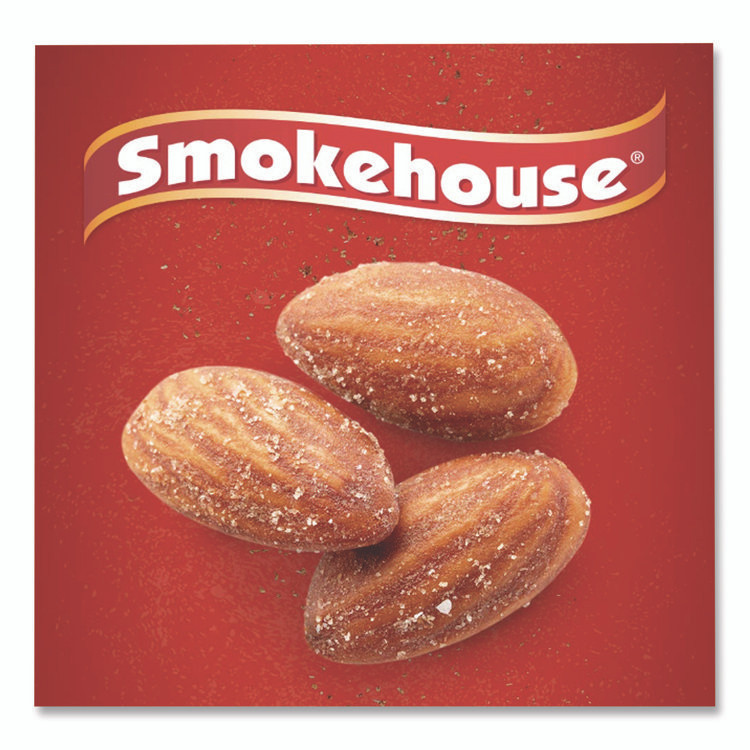 BLUE DIAMOND GROWERS BLU09918 Smokehouse Flavored Almonds, 4 oz Bag, 12 Bags/Box