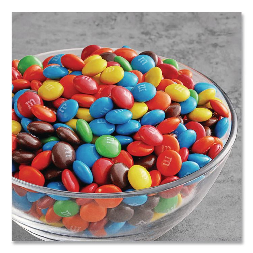 MARS, INC. & M's® 55114 Milk Chocolate Candies, Milk Chocolate, 38 oz Bag
