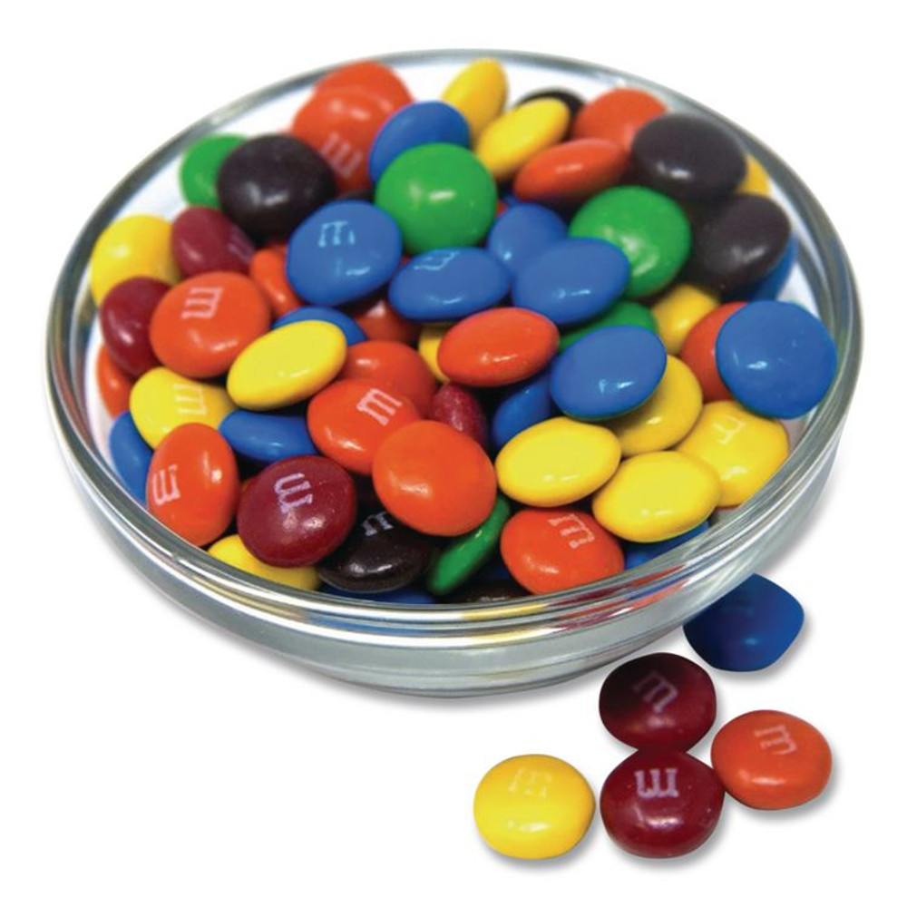 MARS, INC. & M's® 55114 Milk Chocolate Candies, Milk Chocolate, 38 oz Bag