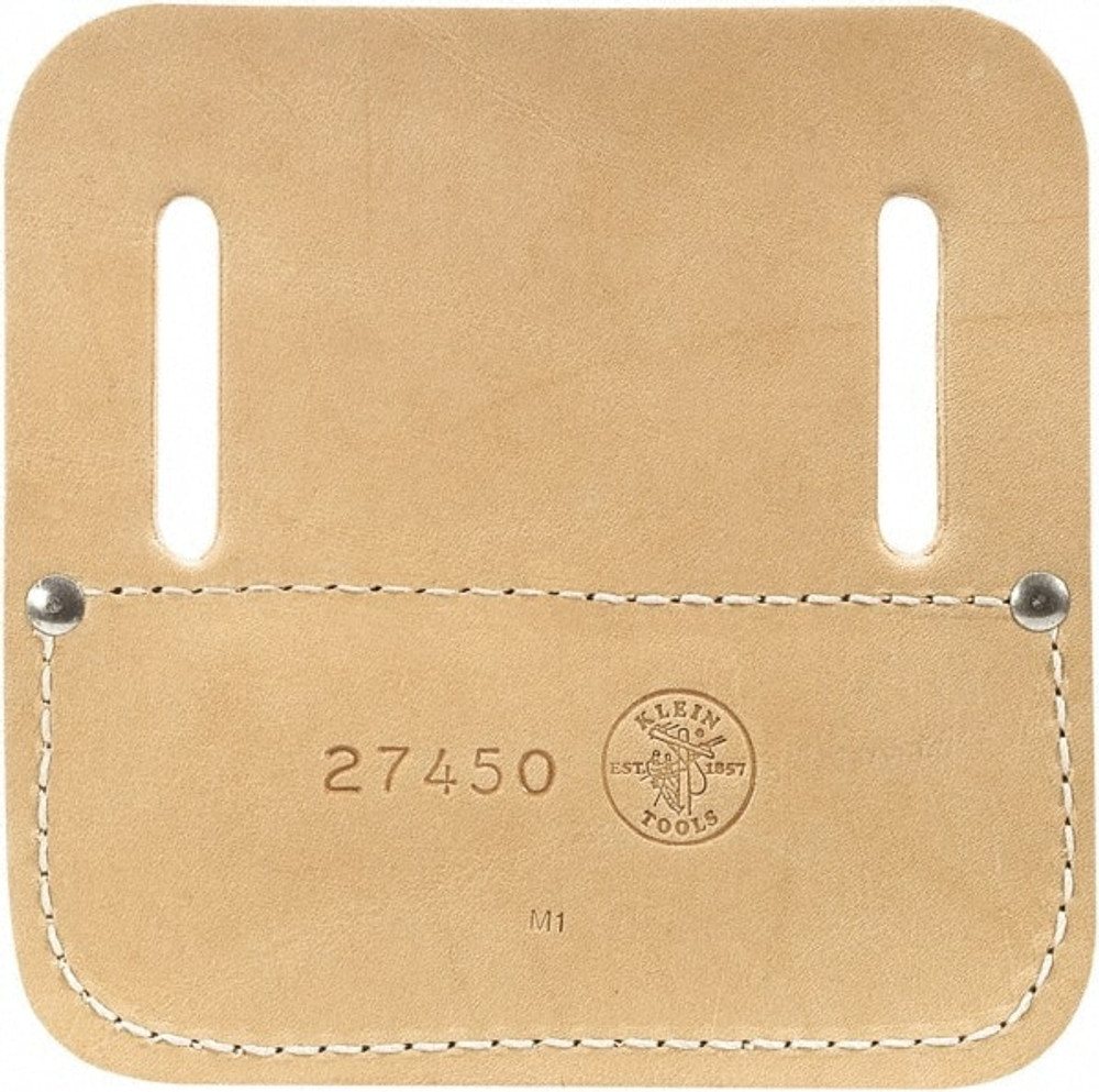 Klein Tools 27450 Tie-Wire Pad: 1 Pocket, Leather, Tan