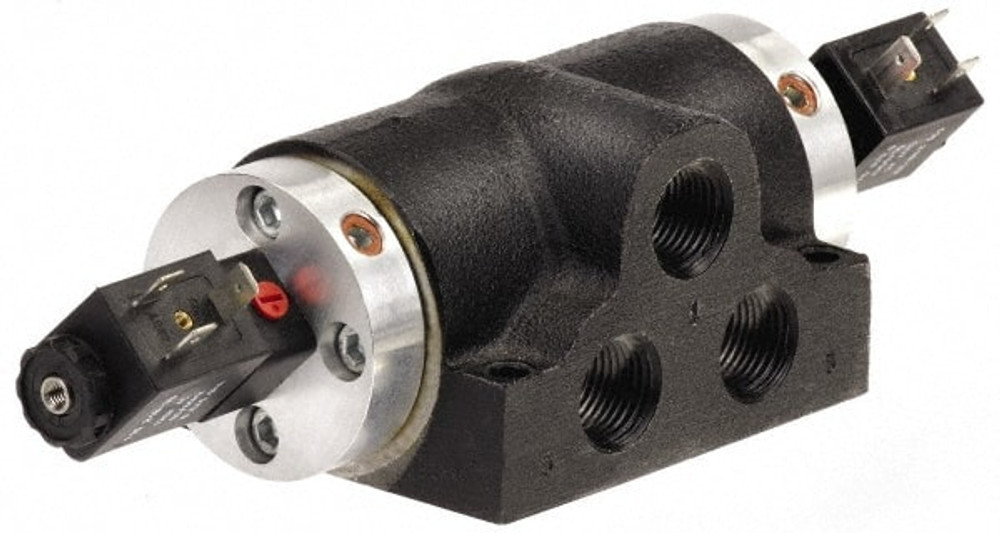 ARO/Ingersoll-Rand K314SD-120-A Stacking Solenoid Valve: Solenoid, 4-Way, 3 Position, Solenoid Return