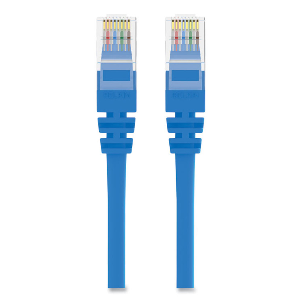 BELKIN COMPONENTS A3L79103BLUS CAT5e Snagless Patch Cable, 3 ft, Blue