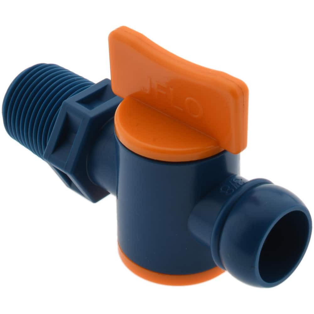 Value Collection 3207(BSPT)x2 Coolant Hose Valves; Hose Inside Diameter (Inch): 3/8 ; Connection Type: Male x Female ; Body Material: POM ; Number Of Pieces: 2 ; For Use With: Snap Together Hose System