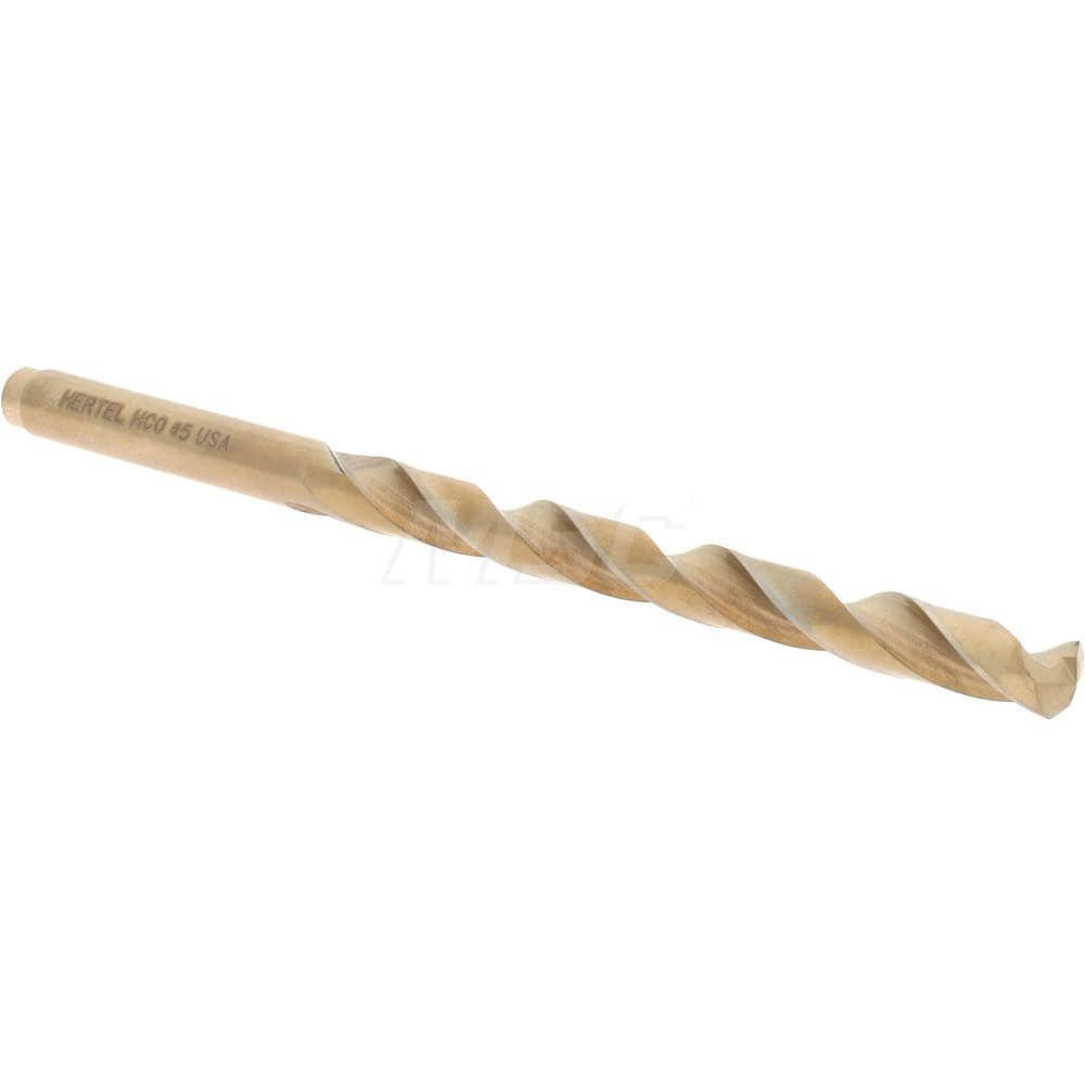 Hertel 04138525 Jobber Length Drill Bit: #5, 135 °, Cobalt