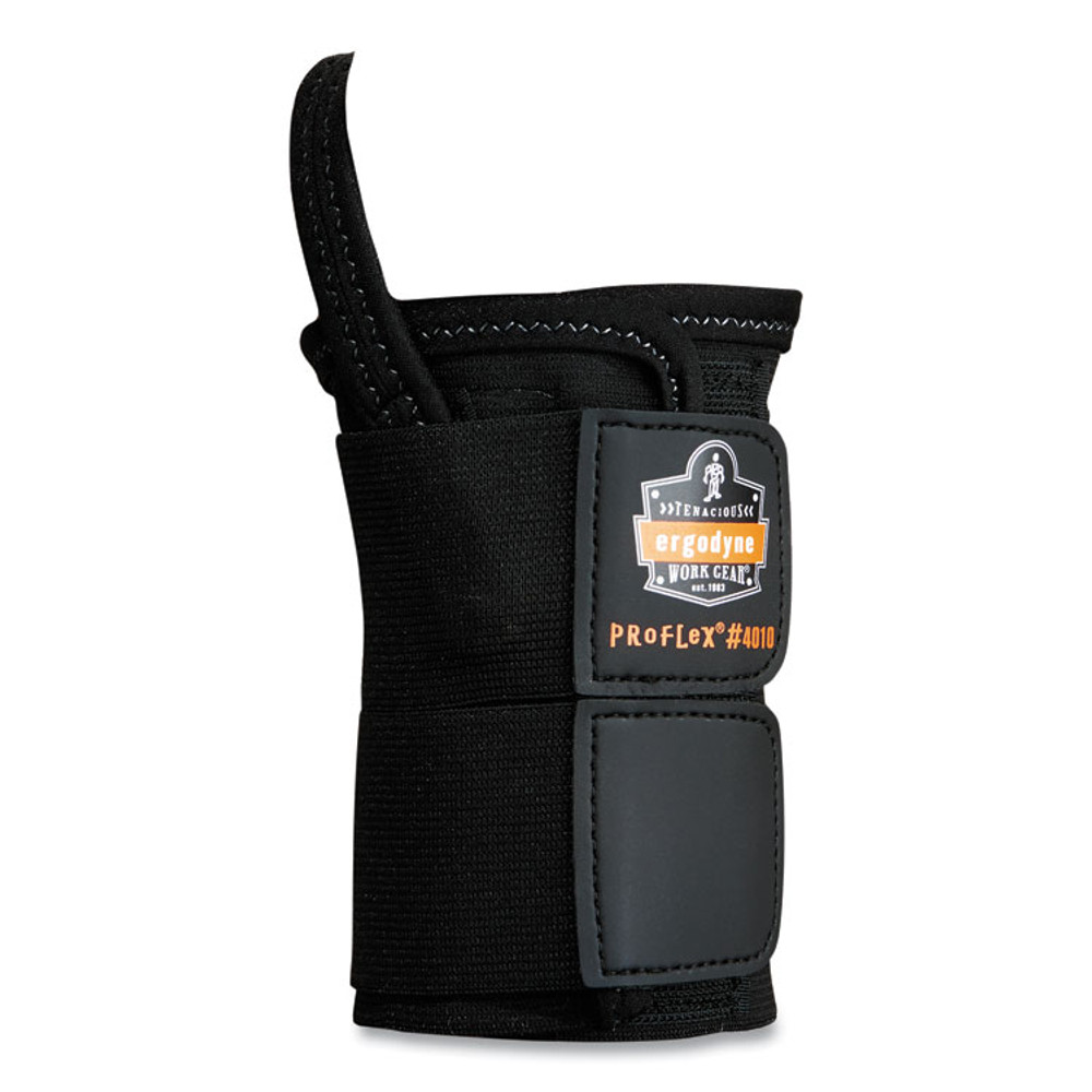 TENACIOUS HOLDINGS, INC. ergodyne® 70036 ProFlex 4010 Double Strap Wrist Support, Large, Fits Left Hand, Black