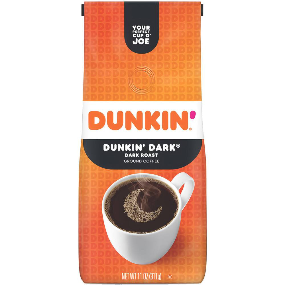 Dunkin Donuts FOL00076 Beverages; Beverage Type: Coffee ; Beverage Flavor: Dark Roast ; Container Type: Bag ; Container Size: 11 oz ; Package Quantity: 1