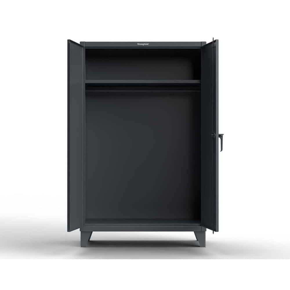 Strong Hold 56-WR-241 Wardrobe Steel Storage Cabinet: 60" Wide, 24" Deep, 72" High