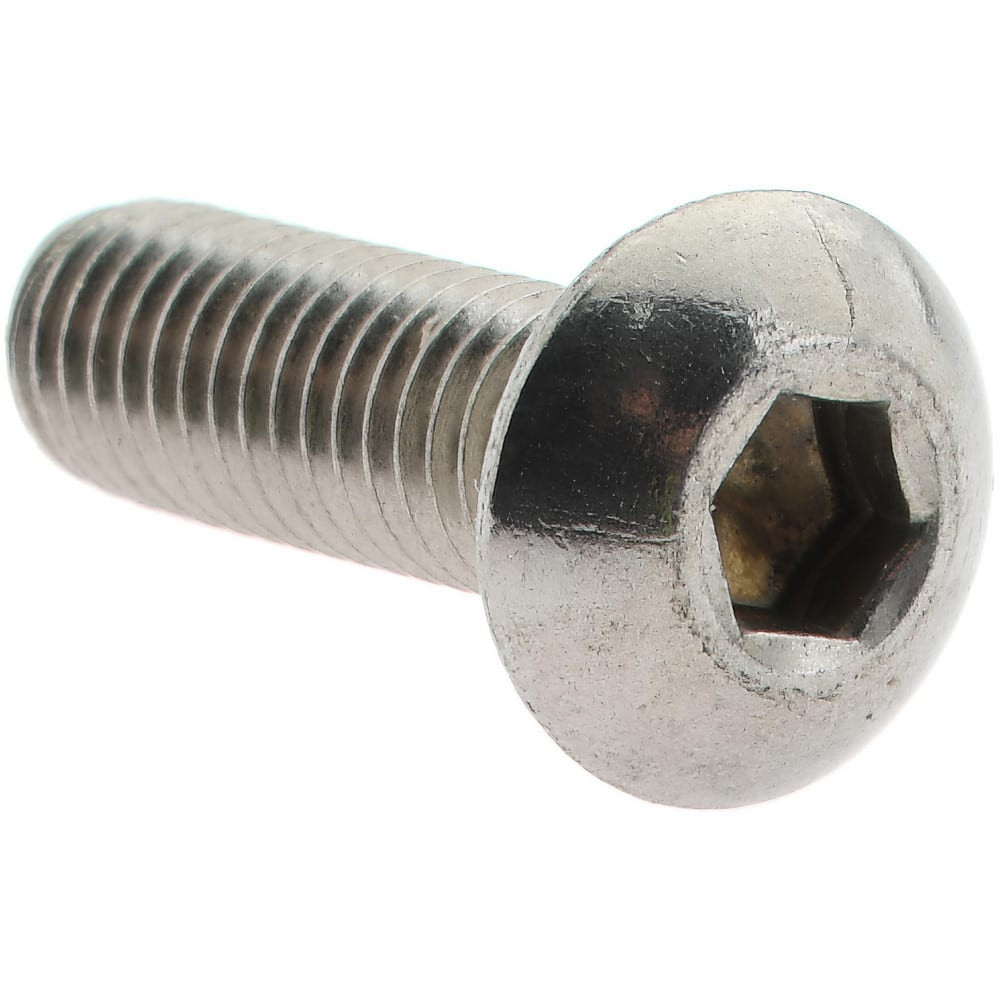 Value Collection MSC-67562801 Button Socket Cap Screw: #10-32 x 5/8, Stainless Steel, Uncoated