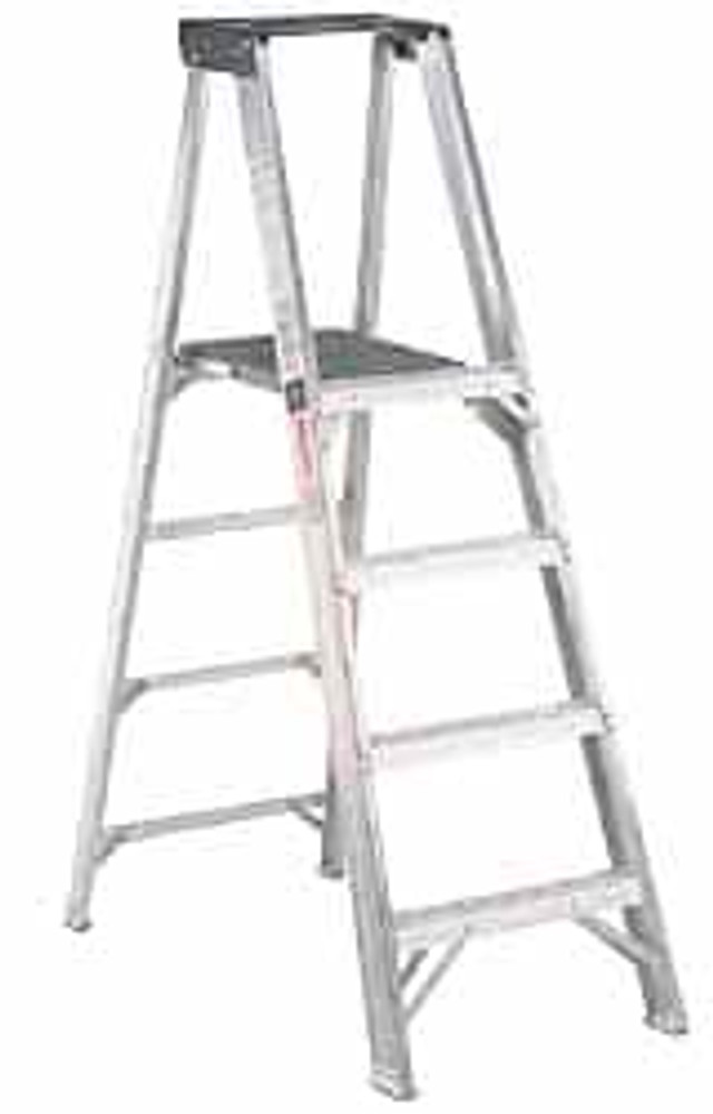Made in USA 20410 8-Step Aluminum Ladder Platform: 375 lb Capacity