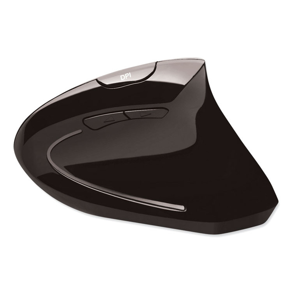 ADESSO INC IMOUSEE10 iMouse E10 Wireless Vertical Ergonomic USB Mouse, 2.4 GHz Frequency/33 ft Wireless Range, Right Hand Use, Black