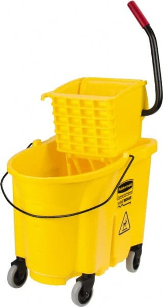 Rubbermaid FG758088YEL 35 Qt Plastic Bucket & Wringer