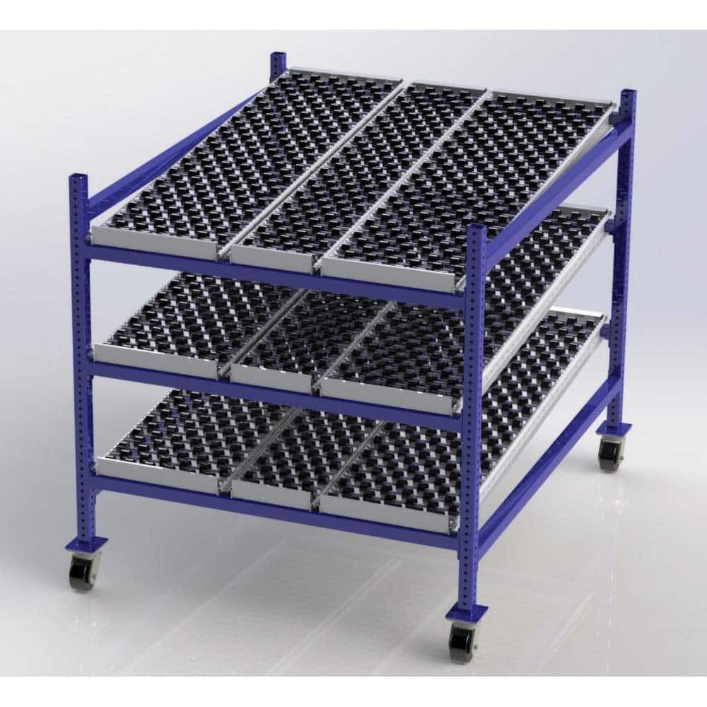 UNEX Manufacturing MCF99SW48603 12 Gauge Mobile Gravity Shelving: