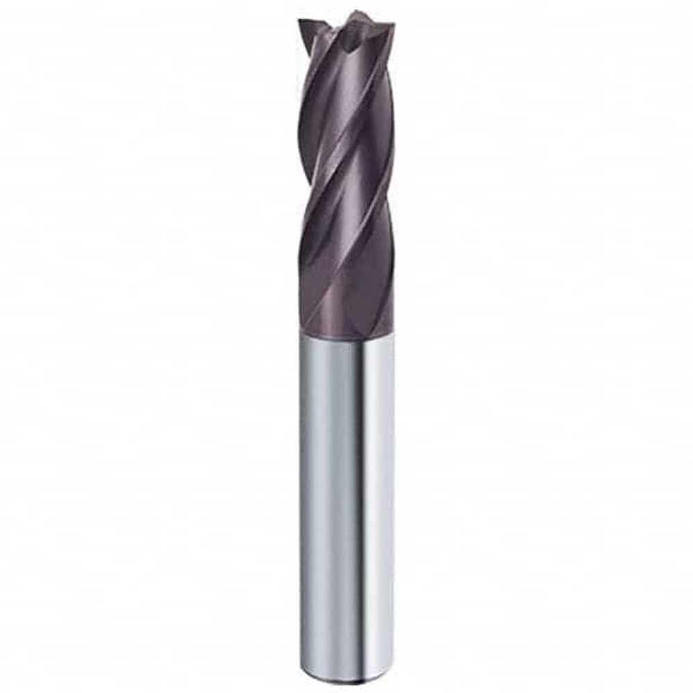 Guhring 9199560015900 Square End Mill:  0.0625" Dia, 0.1875" LOC, 0.125" Shank Dia, 1.5" OAL, 4 Flutes, Solid Carbide