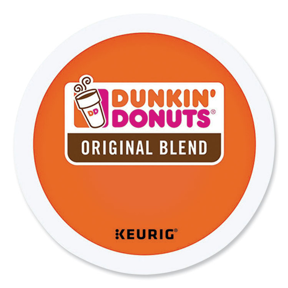 KEURIG DR PEPPER Dunkin Donuts® 400845 K-Cup Pods, Original Blend, 88/Carton