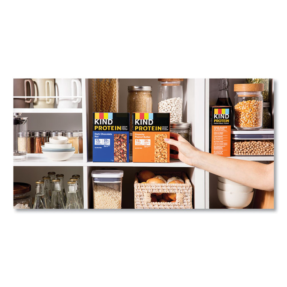 KIND LLC 26036 Protein Bars, Double Dark Chocolate, 1.76 oz, 12/Pack