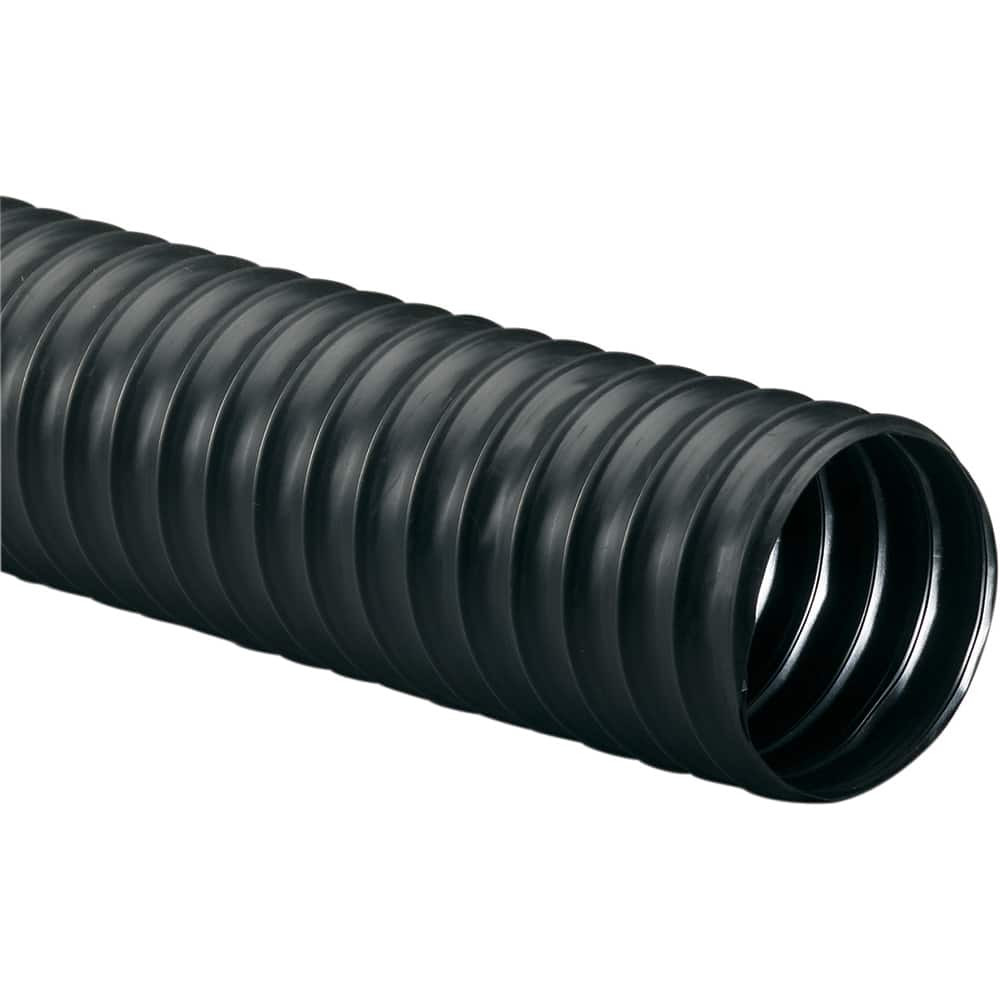 Flexaust 83510200050 Duct Hose: Thermoplastic Rubber & Polyester, 2" ID, 50 psi