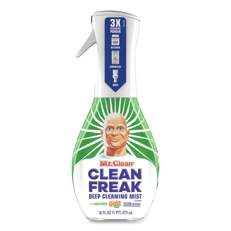 PROCTER & GAMBLE Mr. Clean® 79127 Clean Freak Deep Cleaning Mist Multi-Surface Spray, Gain Original, 16 oz Spray Bottle, 6/Carton