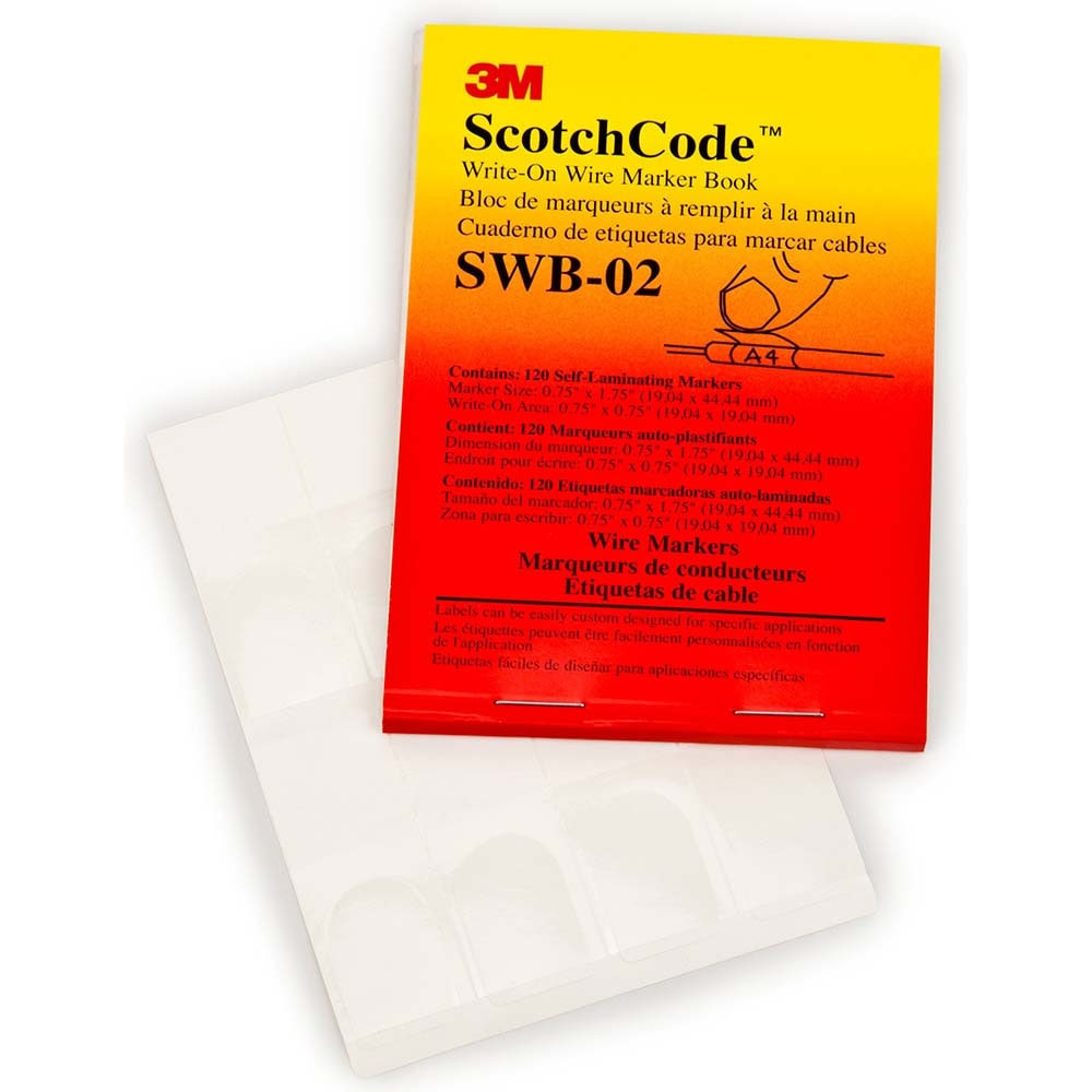 3M 7000058801 120 Label, 3/4 Inch Long x 1-3/4 Inch Wide, Write On Book