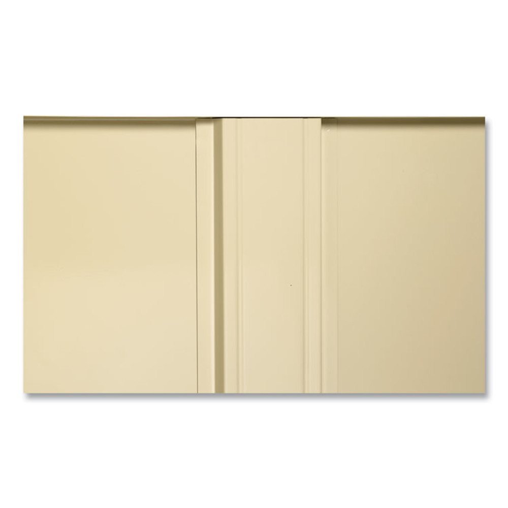 TENNSCO 7818RHMG Deluxe Recessed Handle Storage Cabinet, 36w x 18d x 78h, Medium Gray