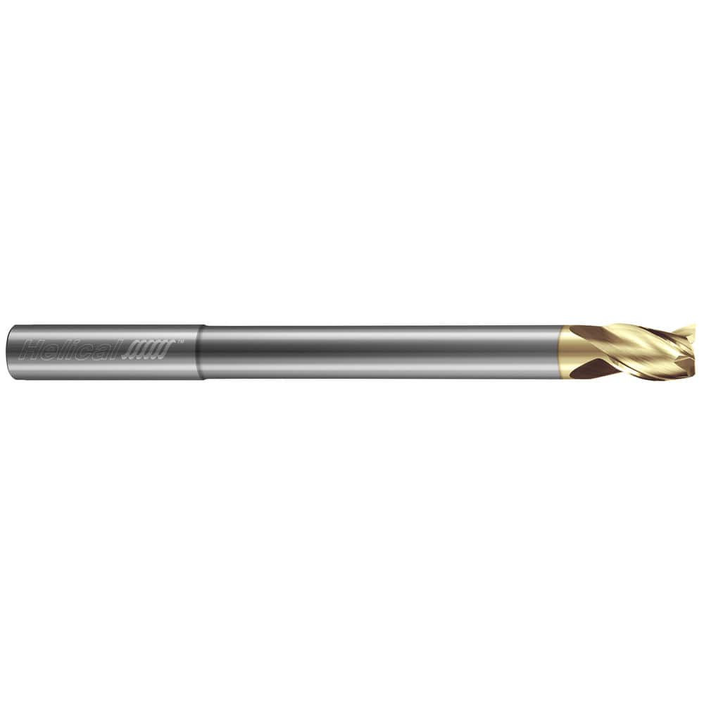 Helical Solutions 81394 Square End Mill: 1/2" Dia, 5/8" LOC, 3 Flutes, Solid Carbide