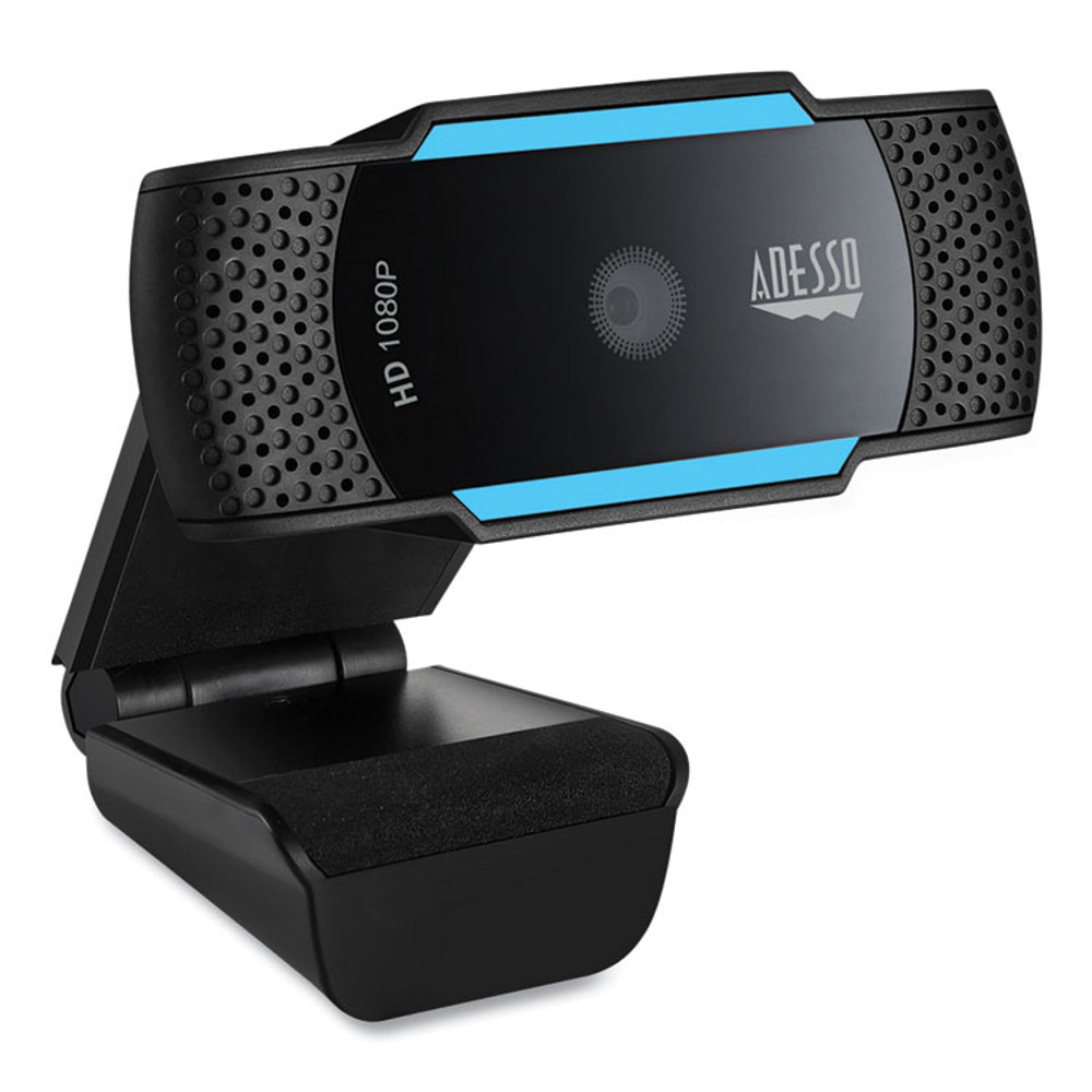ADESSO INC CYBERTRACKH5 CyberTrack H5 1080P HD USB AutoFocus Webcam with Microphone, 1920 pixels x 1080 pixels, 2 Mpixels, Black