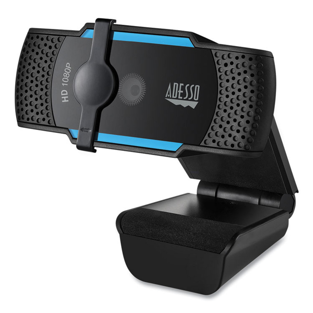 ADESSO INC CYBERTRACKH5 CyberTrack H5 1080P HD USB AutoFocus Webcam with Microphone, 1920 pixels x 1080 pixels, 2 Mpixels, Black