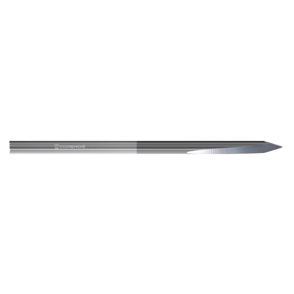 Corehog C29713 Half-Round & Spade Drill Bits; Drill Bit Size (Wire): #10 ; Drill Bit Size: 0.1935in ; Drill Point Angle: 34 ; Shank Diameter: 0.1935 ; Overall Length: 4.00 ; Flute Length: 0.9515in