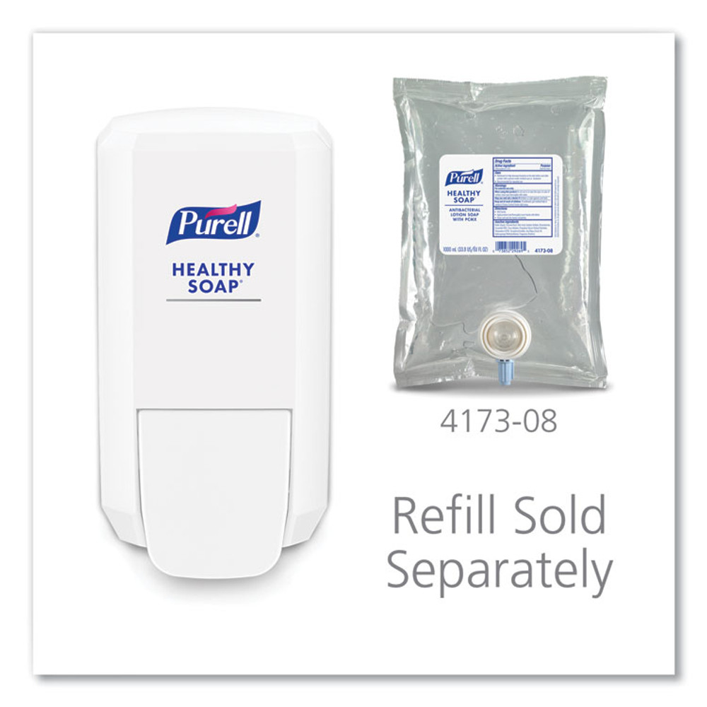 GO-JO INDUSTRIES PURELL® 412106CT CS2 Hand Sanitizer Dispenser, 1,000 mL, 5.14 x 3.83 x 10, White, 6/Carton